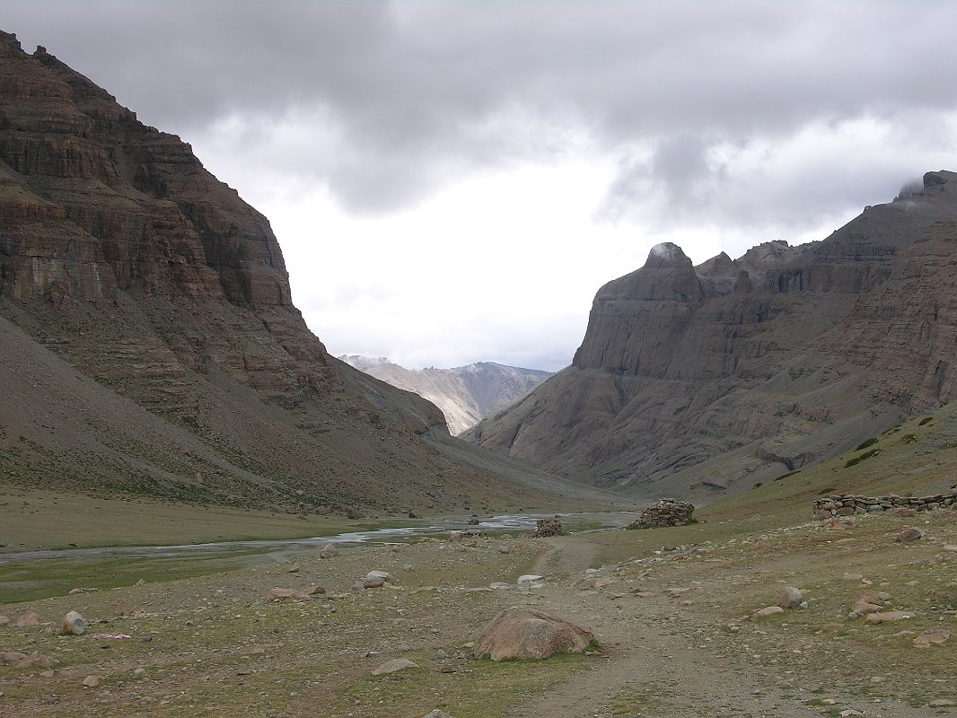 Tibet Kailash 08 Kora 10 View up Lha Chu Valley